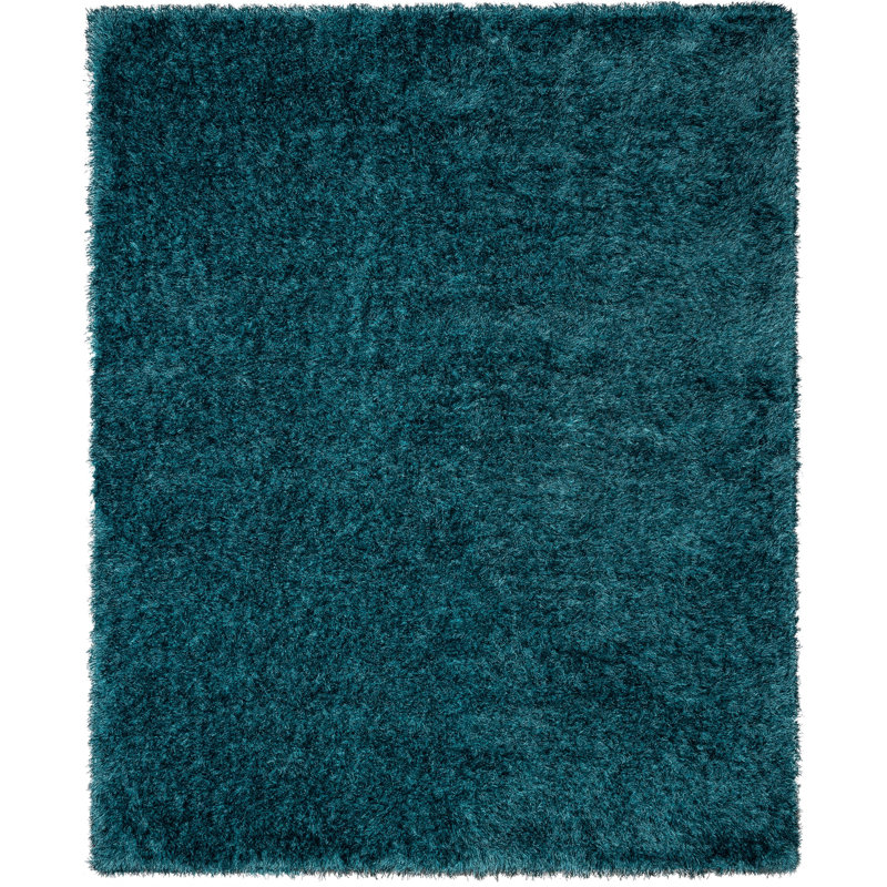 Kuki Solid Colour Shaggy Shag Area Rug, Rectangle 120 x 160cm