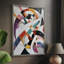 ABSTRACT Series LXVII, reproduction encadrée - bois massif-287539804