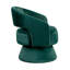 Fauteuil d'appoint pivotant de luxe moderne en velours de bois massif 1pc-1014419727