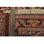 Tapis traditionnel noué à la main en laine rose 2 pi 7 po x 4 pi Bidbar
