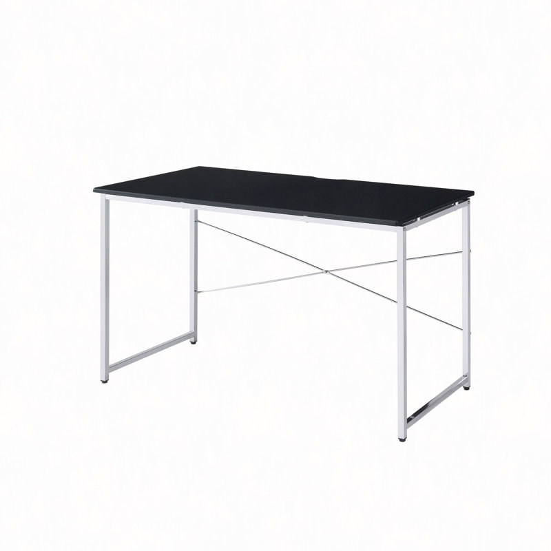 Bureau d'écriture noir et chrome, Noir