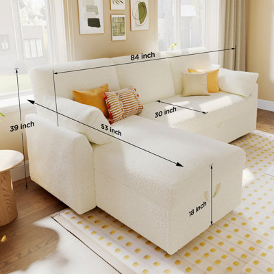 Baerl Upholstered 84'' Sleeper Sofa