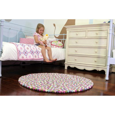 Old Lyme Wool Polka Dots Indoor Rug