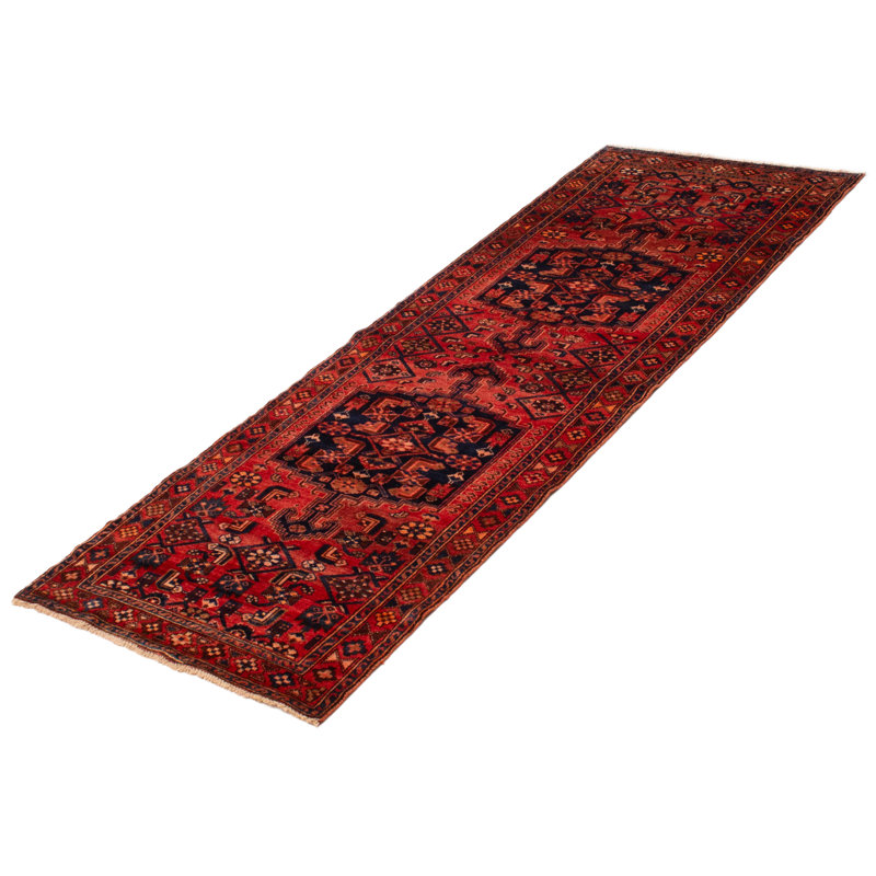 Tapis de couloir unique en laine 3 pi 7 po x 10 pi 2 po Bailar