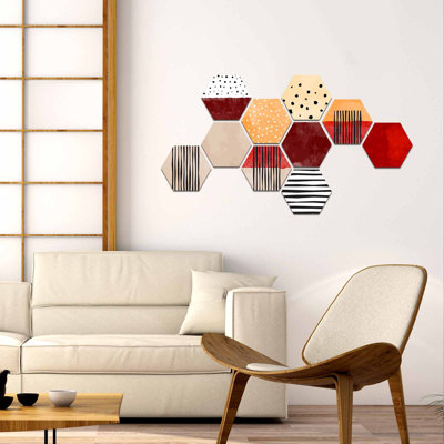 Ensemble de 10 décorations murales