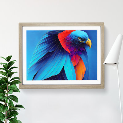 Ingenious Eagle Bird - Single Picture Frame Print