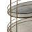 30" Oval 2-Shelf Bar Cart