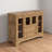 Shaeffer Extendable to 95-inches Flip-Top 2-drawer Solid Wood Server