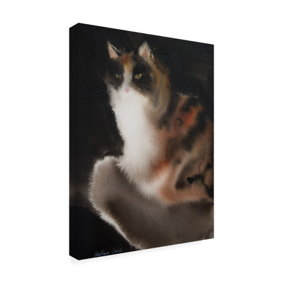 Chat sur toile par Svetlana Orinko, peinture