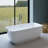 Mina 67'' x 31.5'' Soaking Acrylic Bathtub-94534288