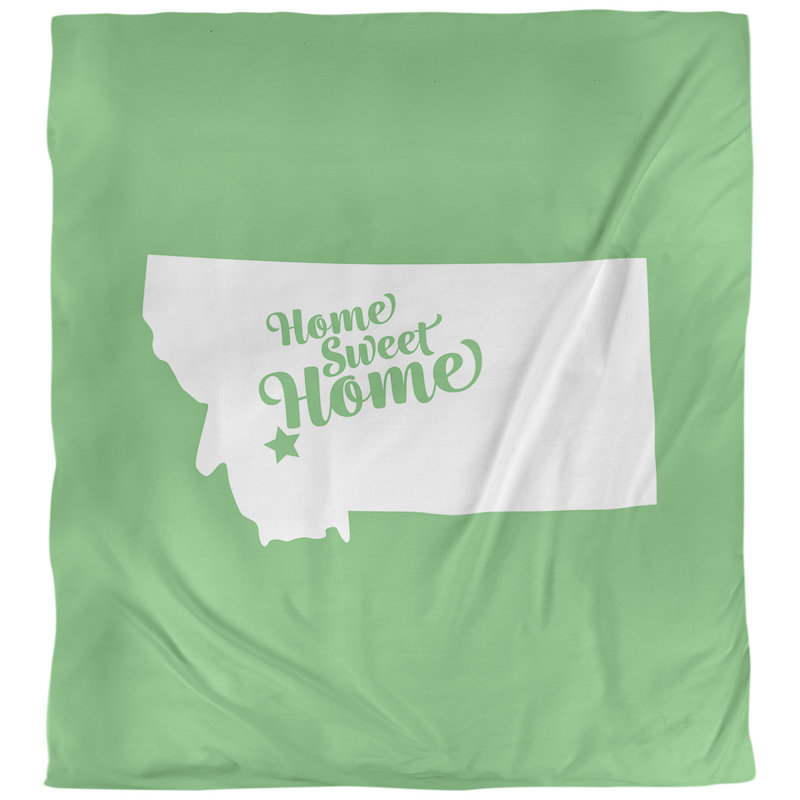 Housse de couette butte doux, Polyester brossé, Housse de couette pour très grand lit, Vert