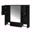Armoire de rangement murale de salle de bain 35 "x 28" avec miroir-942010858