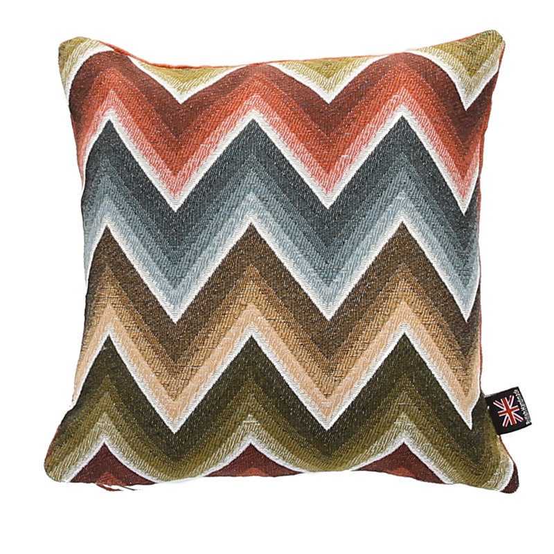 Amatury Chevron Square Throw Cushion, Small