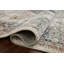 Tapis gris / bleu en polypropylène Mainville-1560235094