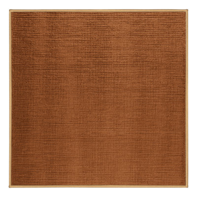 Tapis brun uni lavable à la machine