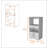 White Pantry Cabinet Microwave Stand