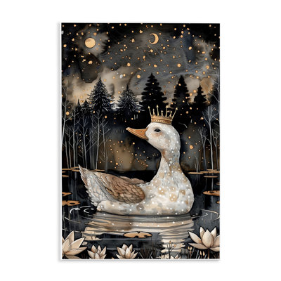 "Regal Duck at Night", art mural par The Dutch Lady