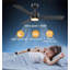 Ventilateur de plafond de 42 po avec éclairage, télécommande, fixation sur tige verticale, silencieux, réversible, 6CCT, à intensité variable, 6 vitesses, réglable, ventilateur de plafond avec télécommande pour la chambre à coucher, intérieur /-1033068006