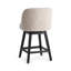 Tabouret de comptoir pivotant rembourré Della