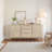63" W Ribbed Sideboard with Drawers-440566584