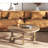 Gladston Round Wood Coffee Table (35.5")