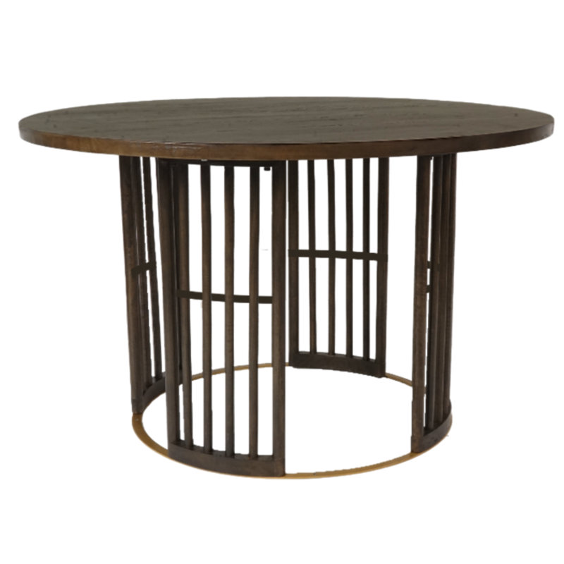Round Solid Wood Dining Table
