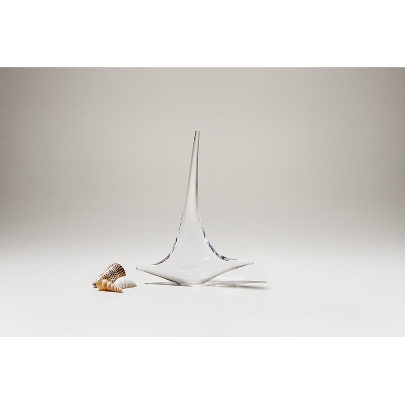 Handmade Glass Sailboat Figurine, Medium