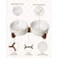 Hexagon & Flower Embossed Pattern Anti-skid Stoneware Elevated Feeder-129587416