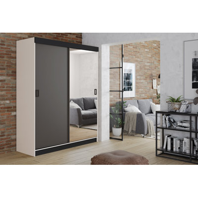 Wittenberg 2 Door Solid + Manufactured Wood Wardrobe