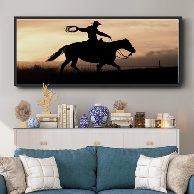 «Rope and Ride I», toile encadrée