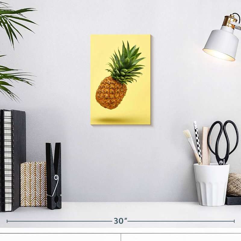 Yarlin Levitating Pineapple, 12" H x 8" W