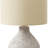 Yahya Table Lamp With Speckled Beige Resin Base, Linen Fabric Shade-117054217