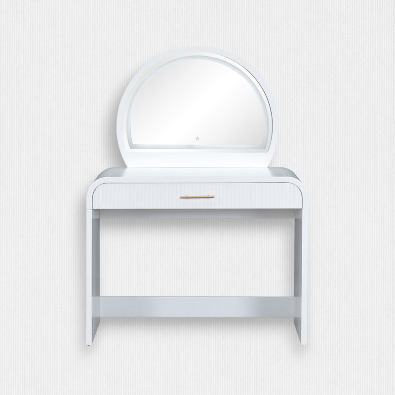 Coiffeuse avec miroir lumineux
