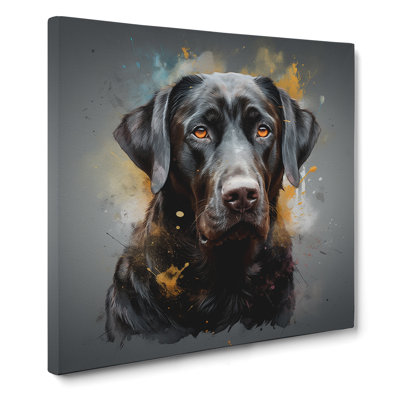 Labrador Retriever Conceptual - Wrapped Canvas