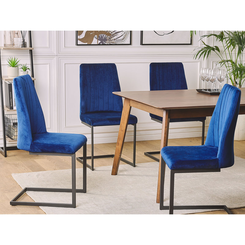 Caldicott Upholstered Dining Chair, Blue