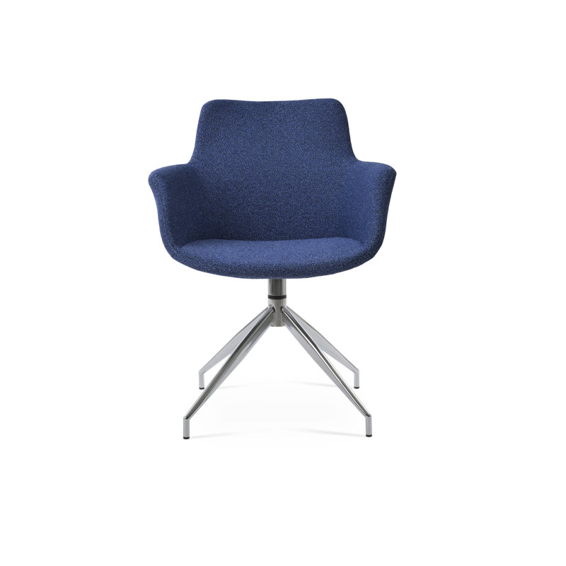 Fauteuil Bottega, Noir bleu