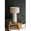  Lampe de table en tissu avec abat-jour large Boucle - hauteur de 34 po