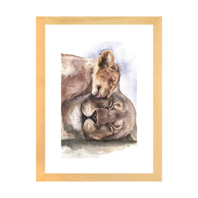 Happy Lions, art encadré