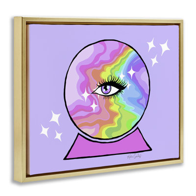 Cadre flottant Mystical Crystal Eye, conception de Katie Conley