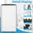 2.8 Cu.Ft Portable Washing Machine, 20Lbs Capacity Portable Washer With Drain Pump, 4 Wash Programs 4 Water Levels 3 Water Temperatures,Compact Washer Machine For Apartment, Dorm, Rvs