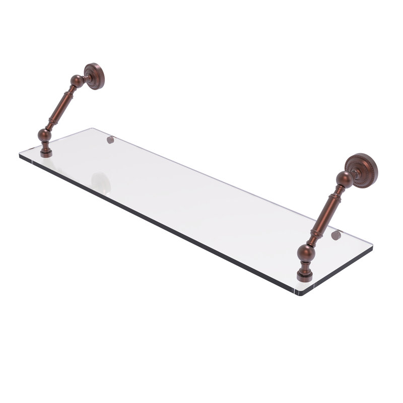 Tablette flottante Marchmont, Cuivre antique, 7.3" H x 30" W x 8" D