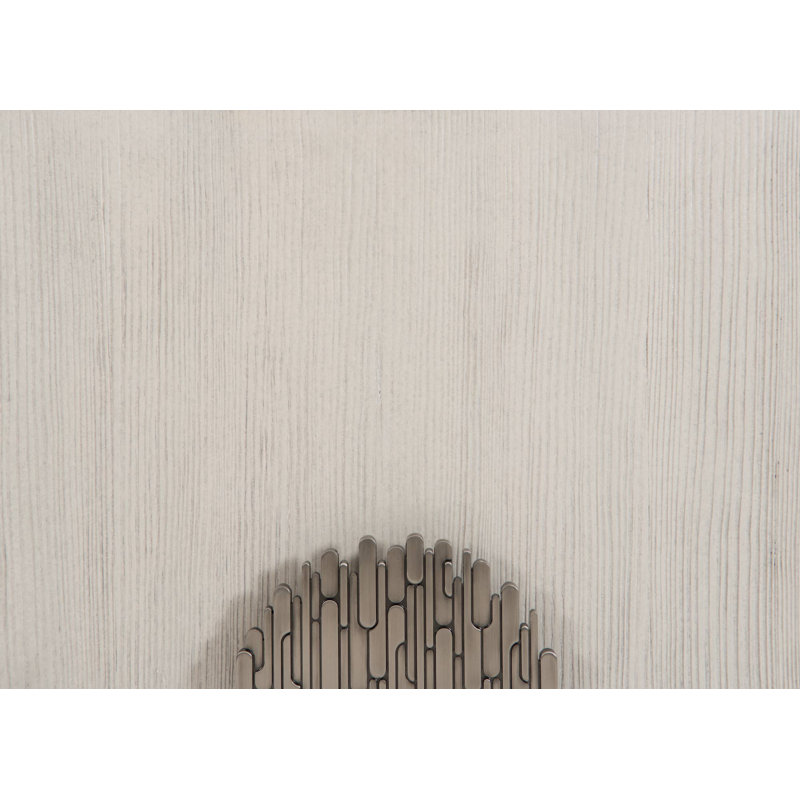 Luca 85'' Brown and Bone Media Console with Cabinet