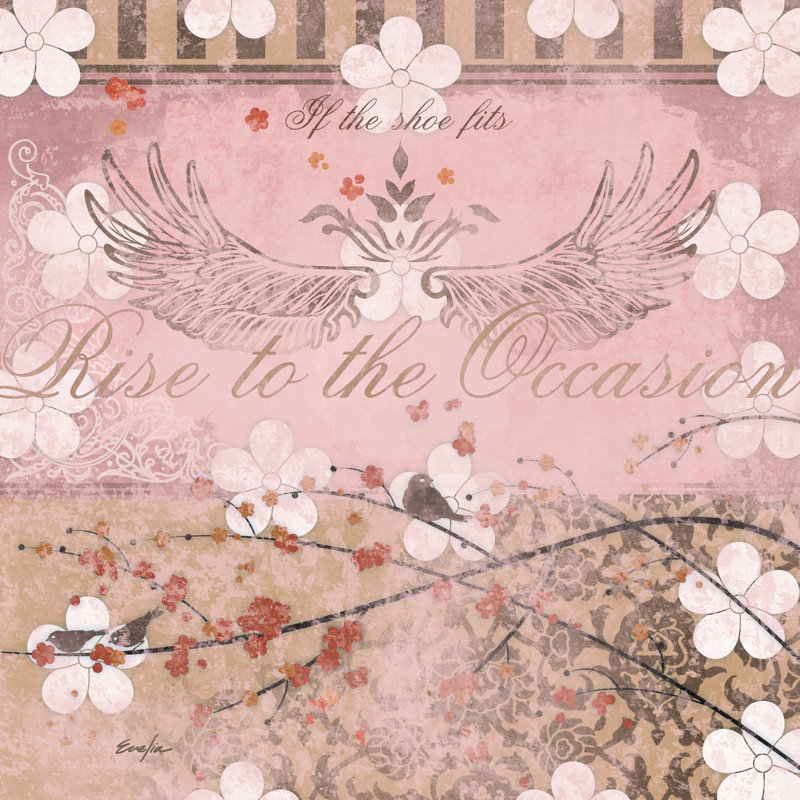 Haute en rose II, H 30 po x l 30 po x P 1,25 po
