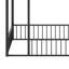 Structure de lit en métal avec clôture-1075506272