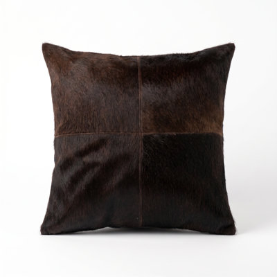 Torino Leather Throw Pillow