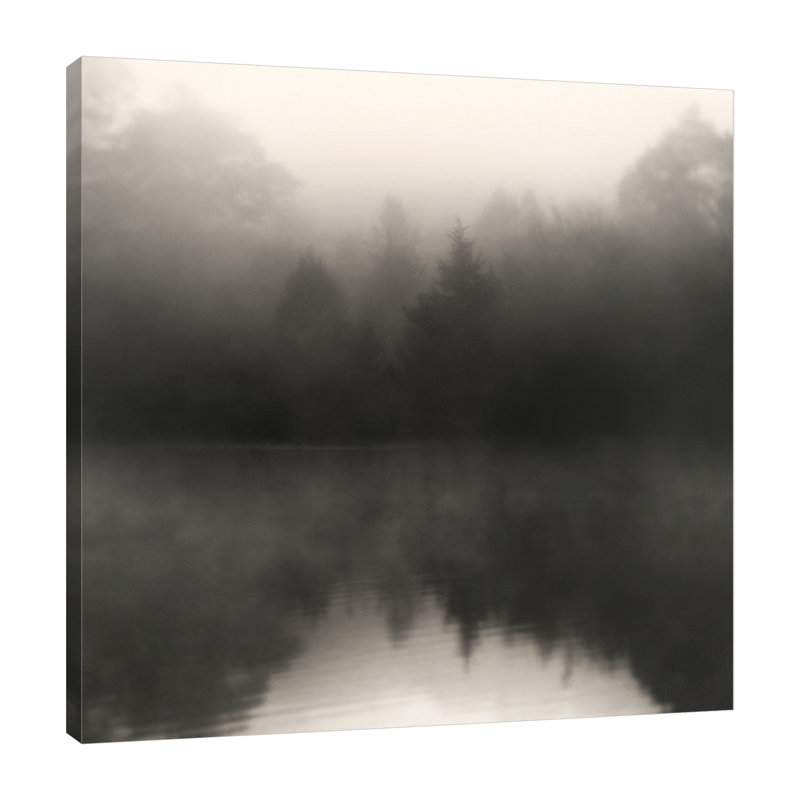 «Somber Lake» par Nicholas Bell - reproduction d'art sur toile tendue, H 48 po x l 48 po x P 1,5 po