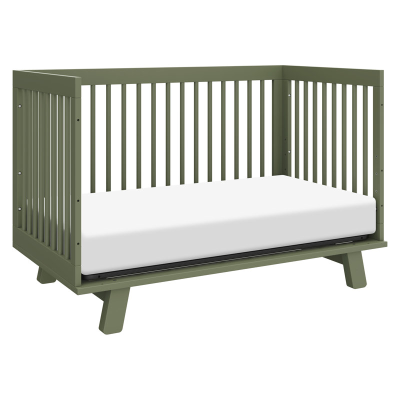 Hudson 3-in-1 Convertible Crib, Olive