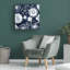 Art mural sur toile tendue - Megan Meagher, «Marine Cascade III», pour une décoration de salon, de chambre à coucher ou de bureau - 14 x 14-1448934740