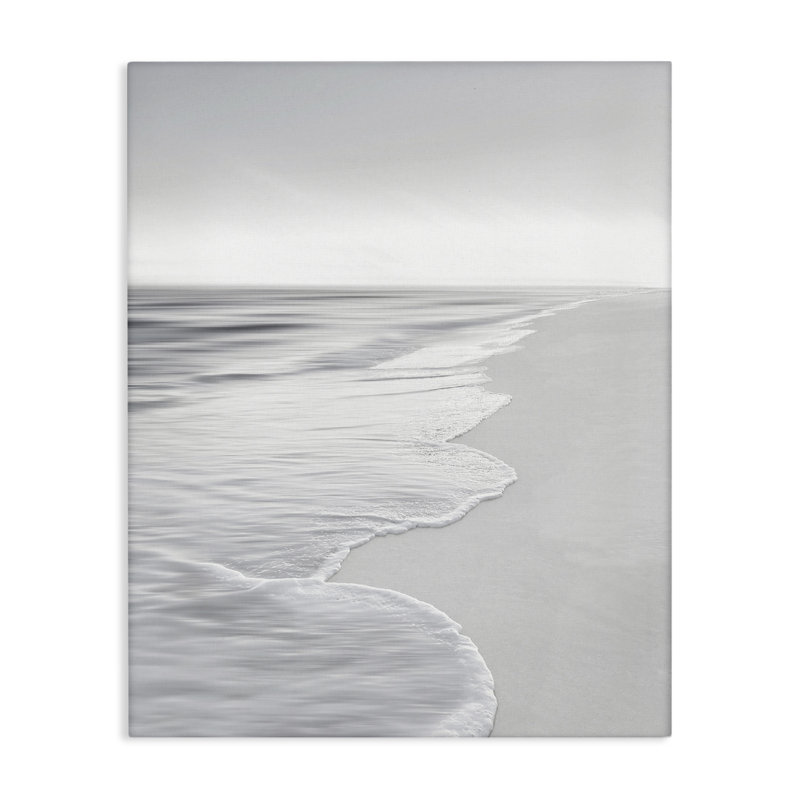Toile «Foamy Beach Coast», conception par Maggie Olsen, H 20 po x l 16 po