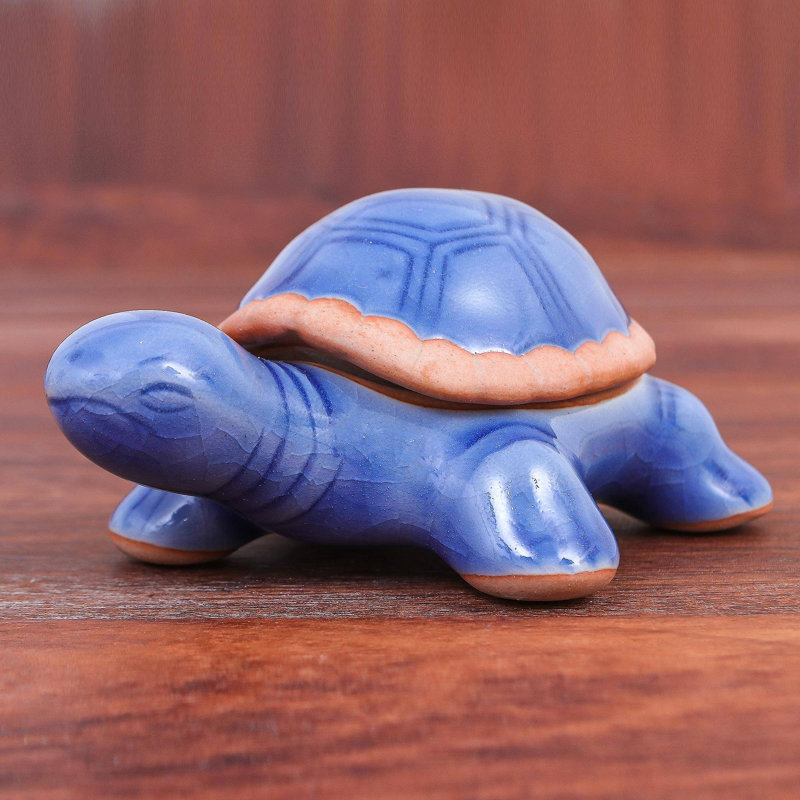 Boîte décorative tortue